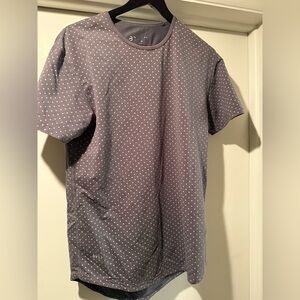 Gray Polka Dots BYLT Medium Drop Lux Tee